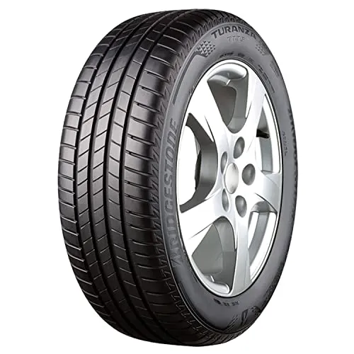 Bridgestone Turanza T005 AO - Hochwertiger Autoreifen mit erstklassigen Brems- und Kurveneigenschaften bei Nässe, EU-Label „A“ für Nasshaftung, ideal für sicheres Fahren bei jedem Wetter.