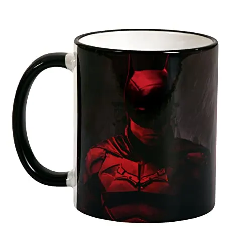 Elbenwald DC Comics Tasse mit Logo Motiv für Batman Fans Keramik 330 ml