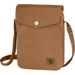 Fjällräven Greenland Pocket Umhängetasche - Braun - Robuste Umhängetasche für Alltag und Freizeit, aus strapazierfähigem Material (65% Polyester, 35% Baumwolle) in Braun - ideal für Abenteuer und tägliche Erledigungen.