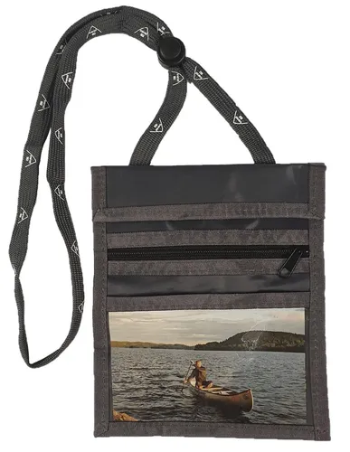 sunwallet Brustbeutel Brustsafe Brusttasche Umhängetasche Outdoor  grau