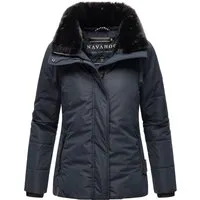 Navahoo Frostii Damen Winterjacke – leicht & kuschelig - Die Frostii Damenjacke von Navahoo vereint stilvolles Design mit praktischen Funktionen. Leicht gefüttert und mit abnehmbarem Kunstfellkragen, sorgt sie für wohlige Wärme. Ideal für kühle Tage, erhältlich in 8 Farben und Größen S–3XL.