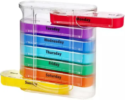 EWANTO Pill Organizer 7 Days