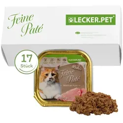 g Lecker.Pet® Balu's Feine Paté Reich an Pute Katzenfutter Nassfutter Vollnahrung 17 x 100