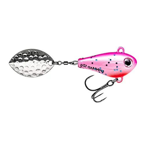 SpinMad Jigmaster 12g Jigspinner - Bleikopf Spinner, Farbe Lieblingsköder:Pinky