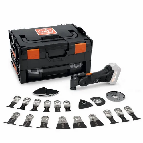 Fein AMM 700 MAX AS Akku Multitool 18 V Starlock Max Black Edition - Multifunktionswerkzeug mit 18 V Lithium-Ionen Akku, ideal für präzise Arbeiten in Holz, Metall und Kunststoff – vielseitig und leistungsstark!
