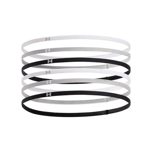 Under Armour W Mini Elastic, 6 Stück, Schwarz/Grau (OSFM) in grau von Under Armour