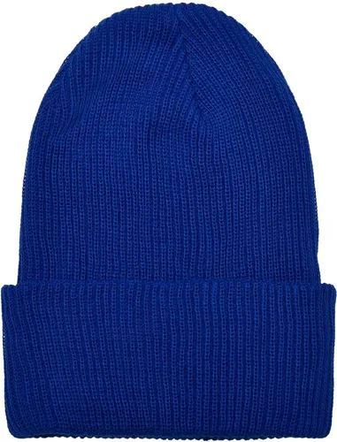 Flexfit Mütze Recycled Yarn Ribbed Knit Beanie Royalblue - Herrenbeanie in Royalblau, aus recyceltem Material gefertigt. Die Einheitsgröße sorgt für perfekten Sitz und hohen Tragekomfort – ideal für kalte Tage.