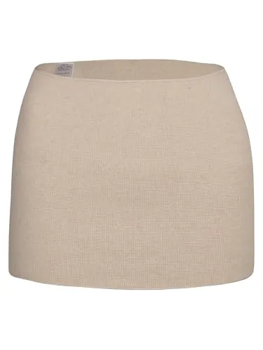 wobera ANGORA Leibwärmer oder Nierenwärmer für Damen und Herren mit 50% Angora, leichte Ausführung (Gr. S, Farbe: beige)