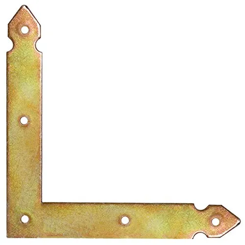 Winkel Bauwinkel Flachwinkel Eckwinkel 145 x 145 x 22 x 2 mm Gelb Verzinkt 50