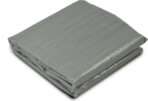 EXIT Pool Bodenplane Grau 380 x 380 cm - Bodenschutzmatte für Pools, schützt vor Beschädigungen und Schimmelbildung, ideal für EXIT Pools mit verschiedenen Größen.