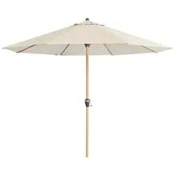 Doppler Sonnenschirm Aluwood Ultra, rund, Ø350 cm von Doppler