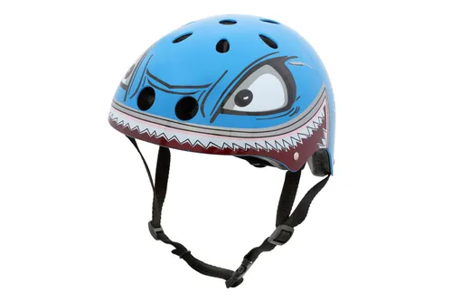 Mini Hornit Lids Kinder-Fahrradhelm Hammerhead M - Fahrradhelm für Kinder mit 11 Belüftungsöffnungen und roter LED-Rückleuchte, sicher und bequem, ideal für kleine Radfahrer ab 5 Jahren.