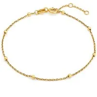 CHRIST Damen-Armband 375er Gelbgold One Size 87716449 - Armbänder für Damen, zeitloser Klassiker aus 375er Gelbgold, schlichte Eleganz und hochwertige Verarbeitung, ideal als Geschenk in original CHRIST Geschenkbox.