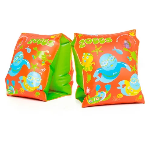 Zoggs - Kid's Zoggy Swim Bands - Schwimmhilfe Gr Years 1-6 rot/grün