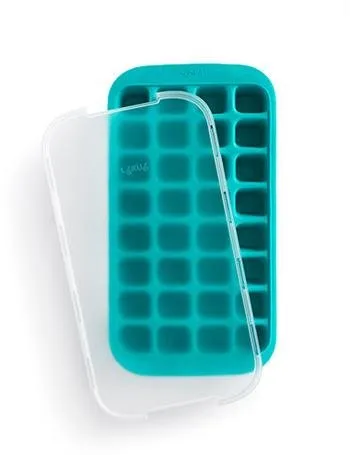 Lékué Große Silikon Eis-Form, 32 Würfel Industrial Ice Cubes Tray, 32 Stk