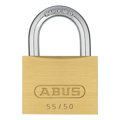 Abus - 55/50 50mm Messing Vorhängeschloss Gleichschließend 5501 - ABUKA02874