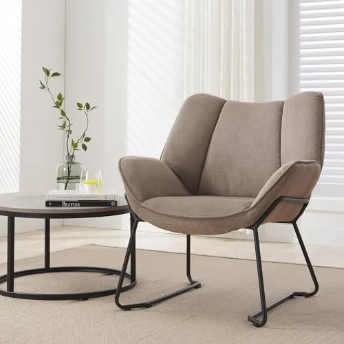 homeguru Loungesessel - Moderner Relaxsessel für stilvolle Entspannung - Lounge- & Cocktailsessel mit ergonomischem Design, 10 cm dicker Polsterung und stabilen Metallgestell für optimalen Sitzkomfort und Langlebigkeit.