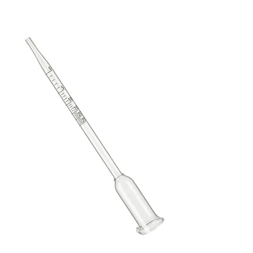 Lantelme Glas Vinometer 0 bis 25 Vol% Alkoholmeter zur präzisen Messung des Alkoholgehalts | In Bier Wein | Ideal für Hobby Winzer und Herstellung eigener Getränke
