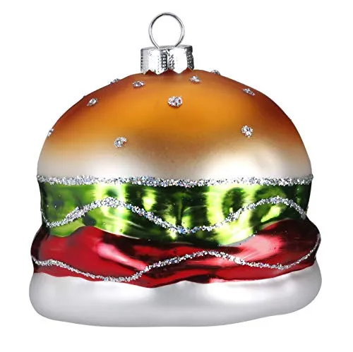 MAGIC Christbaumschmuck Weihnachtskugeln Figuren Glas mundgeblasen Weihnachtskugeln Weihnachtsschmuck Baumkugeln Baumschmuck Auswahl: Hamburger 6.5cm