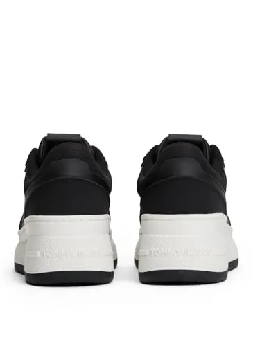 TOMMY JEANS TJW RETRO BASKET FLATFOR Schwarz von Tommy Jeans