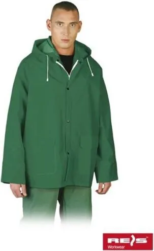 Arbeitsjacke Regenjacke Mantel Jacke Regenmantel Wetterjacke wasserdicht(KPD-GR) Gr. XXXL