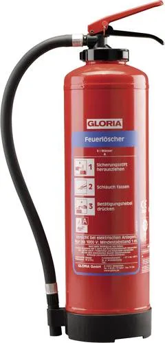 Gloria Feuerlöscher W 9 Easy Wasserlöscher 9 Liter A von GLORIA