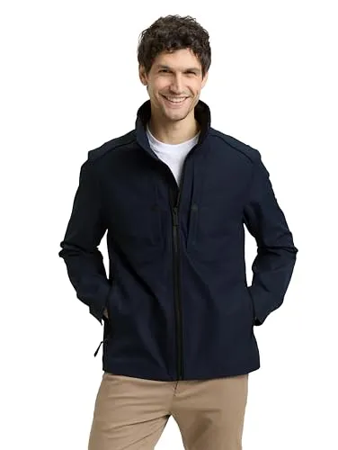 TOM TAILOR Casual Jacke mit Stehkragen - Leichte Casual Jacke mit Stehkragen, praktischen Taschen und pflegeleichten Materialien. Ideal für den Alltag und stylish im Regular Fit.