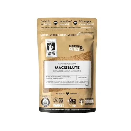 Bremer Gewürzhandel Macis, gemahlen, Muskaltblüte zum Kochen, 50g
