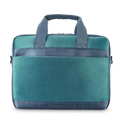 Hama Laptoptasche Velvet, Unisex, Türkis, 37 x 5 x 28 cm, türkis, 37 x 5 x 28 cm