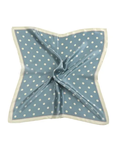 MayTree Seidentuch quadratisch, kleine Punkte 53x53 cm, Nickituch, Bandana, (Stück), 100% Seide