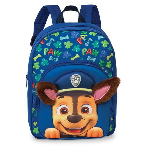 Fabrizio Patrol Rucksack – Paw Patrol Kindergartenrucksack für Jungen - Schulranzen für Kinder von 3-6 Jahren mit Chase und Plüschohren, wasserabweisend und ideal für Kindergarten und Kita.