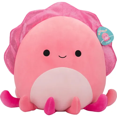 Squishmallows SQCR07715 - Auggie der rosa Tintenfisch 40 cm - Weich- & Stoffpuppen, superweiches Kuscheltier für endlosen Kuschelspaß und perfekte Begleitung für Kinder und Sammler.