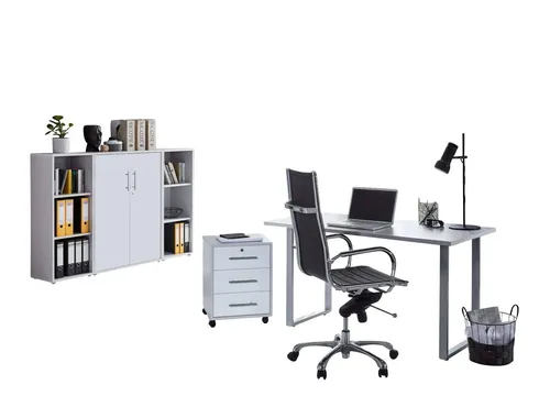 BMG Möbel Aktenschrank Office Edition Mini Set 2 – modernes Büromöbel-Set für Ihr Homeoffice
