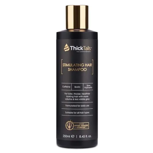ThickTails Haarwachstum Shampoo für Frauen – Biotin & Koffein Shampoo für dünnes & dünner werdendes Haar, Unterstützt Haarverdichtung & volleres, kräftiger aussehendes Haar, Sanfte, sulfatfreie Formel