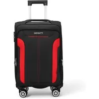 Weicher Kabinenkoffer 36,5 x 23,5 x 58 cm Nylon 900D Passend für Easyjet, Ryanair, Wizzair Integriertes Schloss