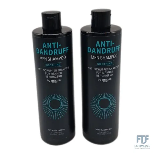 by Amazon Anti-Schuppen-Shampoo für Herren, 2 x 400 ml