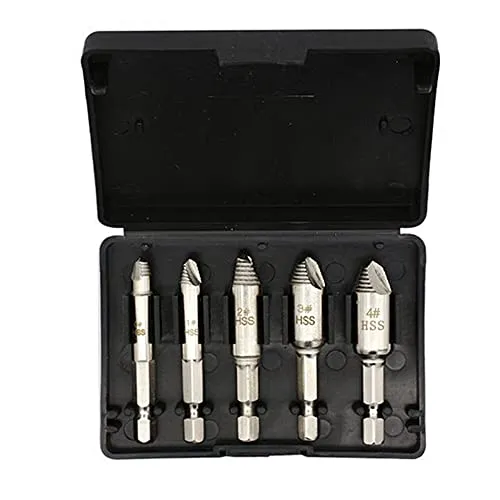 CENPEK 5-teiliges Schraubenausdreher-Set und abisolierter Schraubenentferner, beschädigter Schraubenausdreher-Set, Schraubenentferner, Schraubenausdreher