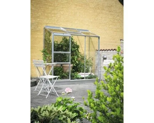 Anlehngewächshaus Halls Altan 3 Blankglas 3 mm von Halls