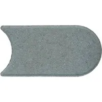 Mähkante klein Grau 24 x 12 x 4,5 cm