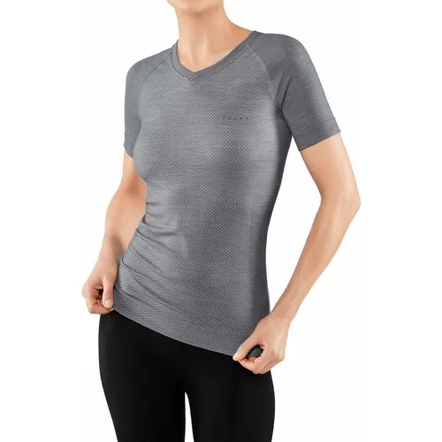 FALKE Damen Baselayer-Shirt Wool-Tech Light V Neck - Sportunterwäsche für Damen, aus Merinowolle für optimale Temperaturregulation und Atmungsaktivität, ideal für sportliche Aktivitäten bei jedem Wetter.