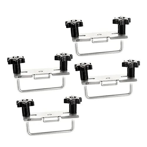 LST Dachkoffer Befestigung Montagesatz Set Dachbox Metall Halter U-Bügel 80 mm