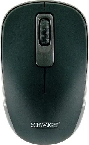 Schwaiger Maus Kabellos Bluetooth Mouse 1200dpi 2,4GHz Optische Funkmaus kompatibel mit Notebook, PC, Office