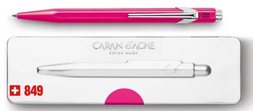 Caran d'Ache Kugelschreiber 849 POPLINE purpurrot fluo von Caran d'Ache