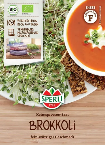 Sperli Keimsprossen BIO Brokkoli Micro 3 Pads von SPERLI