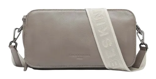 LIEBESKIND BERLIN Crossbody CARRY OVER SHEEP NATURAL - Elegante Damen Umhängetasche aus hochwertigem Leder in neutral gray, mit praktischem Innenfach und abnehmbarem Schulterriemen für flexibles Tragen.
