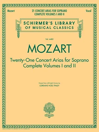 Concert Arias For Soprano - Complete Volumes 1 And 2 - Opern Noten mit 21 meisterhaften Konzertarien für Sopran, ideal für Sängerinnen, die ihr Repertoire erweitern möchten.