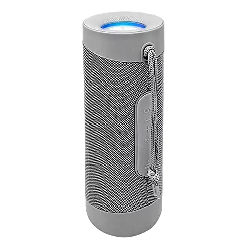 Denver Electronics Tragbare Bluetooth-Lautsprecher 10W - Tragbare Lautsprecher mit 10W Leistung, Bluetooth 5.0, Freisprechfunktion und LED-Lichtshow für ein beeindruckendes Klangerlebnis überall.
