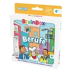 Brain Box 2054901 Pocket Edition Berufe - Kompaktes Lernspiel für Kinder ab 4 Jahren, fördert Gedächtnis und Konzentration für unterwegs