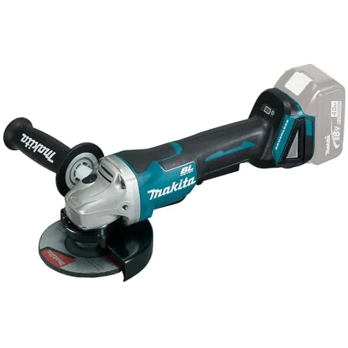 MAKITA Winkelschleifer DGA508ZJ - 125 mm Mini-Winkelschleifer - Schleifmaschinen mit bürstenlosem Motor, automatischer Drehzahlregelung und hohem Sicherheitsstandard durch Anti-Neustart-System und elektrische Bremse.