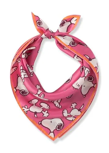 CODELLO Damen Nicki Seidenschal Snoopy All Over